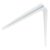Fixed Bracket 345x280mm 50kg/Pr Steel Wht