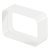 Compairflow 125 Tube Connector Plastic Wht