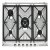 Smeg Vic SR975ZGH Hob Gas 5Z Stainless Steel