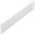 Ventilation Grille Rectangle 57x570mm Aluminium Wht 9010