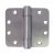 Butt Hinge 114 x 114 mm Grade 316 Stainless Steel Loadmaster ANSI hole pattern (template drilled) Radius corners polished