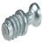 Rafix M20 Connect Bolt 5/7.5mm Zinc Alloy Bright