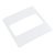 Manrose 100x54mm Flat Wall Plt Rec Wht