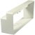 Adaptor for Double Airbrick Wall Outlet UV Stabilised Material System 6a white finish