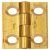 Butt Hinge 25 x 19 mm Brass Self coloured