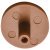 Minifix 15 Cover Caps SW4 Plastic Brown