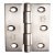 Butt Hinge Plain Sqr 76x50mm 304 SSS