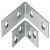 Chair Bracket With 4 Screw Holes Steel Dim. A x B x C  40 x 40 x 15 mm with 4 fixing holes screw size 3.0 mm stainless steel