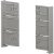 NPS Int Drawer Front Cover Cap 186mm Stn