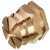Spreading Press-Fit Sleeve Internal Thread M6 Brass for drill hole Ø: 8 mm Length 12 mm