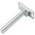 Concealed Shelf Support for Installation into Woodwork or Masonry Walls For concealed mounting of shelves With screw mounting plate for min. shelf thickness: 24 mm galvanized