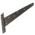Tee Hinge Medium Pattern Black Steel Length 305 mm Dim. A 100 mm Dim. B 35 mm