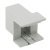 NPS Divider Rail Clip for Rect Rail Silver