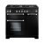 Rectangle KCH90ECBL/C Range Cer Chrome/Black