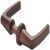 Door Handle Set for Sprung Rim Lock With 7 mm square spindle