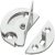 Table Top Connector D48x15mm Steel Glv