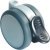 Swivel Twin Wheel Castor with Brake Ø 75 mm Hooded Ø 10 mm Pin Hole Wheel Ø 75 mm load capacity 60 kg