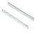 Guide Rail for 17 mm Grooved Drawers Plastic Press fit and screw fixing Length 350 mm