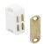 Magnetic Catch 3.0kg SF Steel/Plastic White