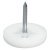 Pin Type Glide White Plastic Glide Ø 16 mm