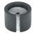 Cone D80mm w M10 Int Thr Plastic D.Grey/BZA