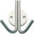 Coat Hook D48x77x99x42mm SSS