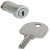 Premium 20 cylinder removable core Häfele Symo Premium 20 individual locking keyed to differ Pin tumbler cylinder with key 9999 different key changes possible restricted direction DIN left/right 180° nickel plated