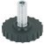 Base Leveller Plastic Black M8x22mm D30x9mm