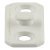 Stud Plate 38x16x9.5mm Stainless Steel/Zinc Alloy White