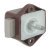 Rim Lock Mini Push-Lock Case Backset 15 mm Brown