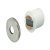 Mortice Magnetic Catch 1.8kg Steel/Plastic Wht