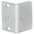 Striking Plate for Screw Fixing 40 x 20 x 17 mm Steel Nickel plated