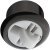 D15mm Roller Glide without Brake 15kg Black/White