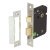Bathroom Lock Mortice Latchbolt Operated by Lever Handles Deadbolt by Turn/Emergency Release Backset 44 mm case size 64 mm nickel plated