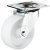 Swivel Single Wheel Castor without Brake Wheel Ø 80-125 mm 100 mm Plate Fixing with screw-on plate Wheel Ø 125 mm load capacity 200 kg