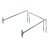 Filing Rails with Stop Rails for Drawer Length 450-550 mm Screw fixing For drawer length 550 mm