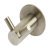 Coat Hook Stainless Steel 40 x Ø 35 mm Face fixing Brushed stainless steel finish