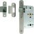 Mortice Latch Radius Forend Case Size 92 mm Startec Backset 60 mm case size 92 mm satin stainless steel