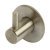 Coat Hook Brushed Stainless Steel 27 x Ø 35 mm Face fixing Length 27 mm