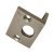 Angled Striking Plate to Suit Straight Barrel Bolts Polished brass