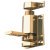 Barrel Bolt Straight or Cranked Neck Width 25 mm Brass Straight 100 x 25 mm satin nickel plated