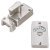 Surface Indicator Bolt with Throw Over Turn Knob to Inside Stainless Steel Satin