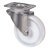 Swivel Single Wheel Castor without Brake Ø 100 mm Plate Fixing Wheel Ø 100 mm load capacity 200 kg