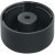 Furniture Glide D54x19mm Plastic Black