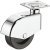 Enclosed Wheel Swivel Castor Ø 50 mm Load Capacity 50 kg Screw-on plate or M10 threaded bolt Without brake plate fixing