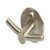 Coat Hook Stainless Steel 33 x Ø 42 mm Face fixing Brushed stainless steel finish