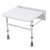 Foldaway Shower Seat with Legs Nyma Care/Pro White finish