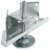 Plinth Adj w Bracket M10 150kg Galvanised Steel