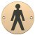 Graphic Sign D76mm-Male SAA/Black