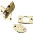 Security Bolt Mortice Window Brass Key turn operated Backset 15 mm length 37 mm brass